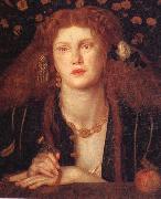 Dante Gabriel Rossetti Bocca Baciata oil painting artist